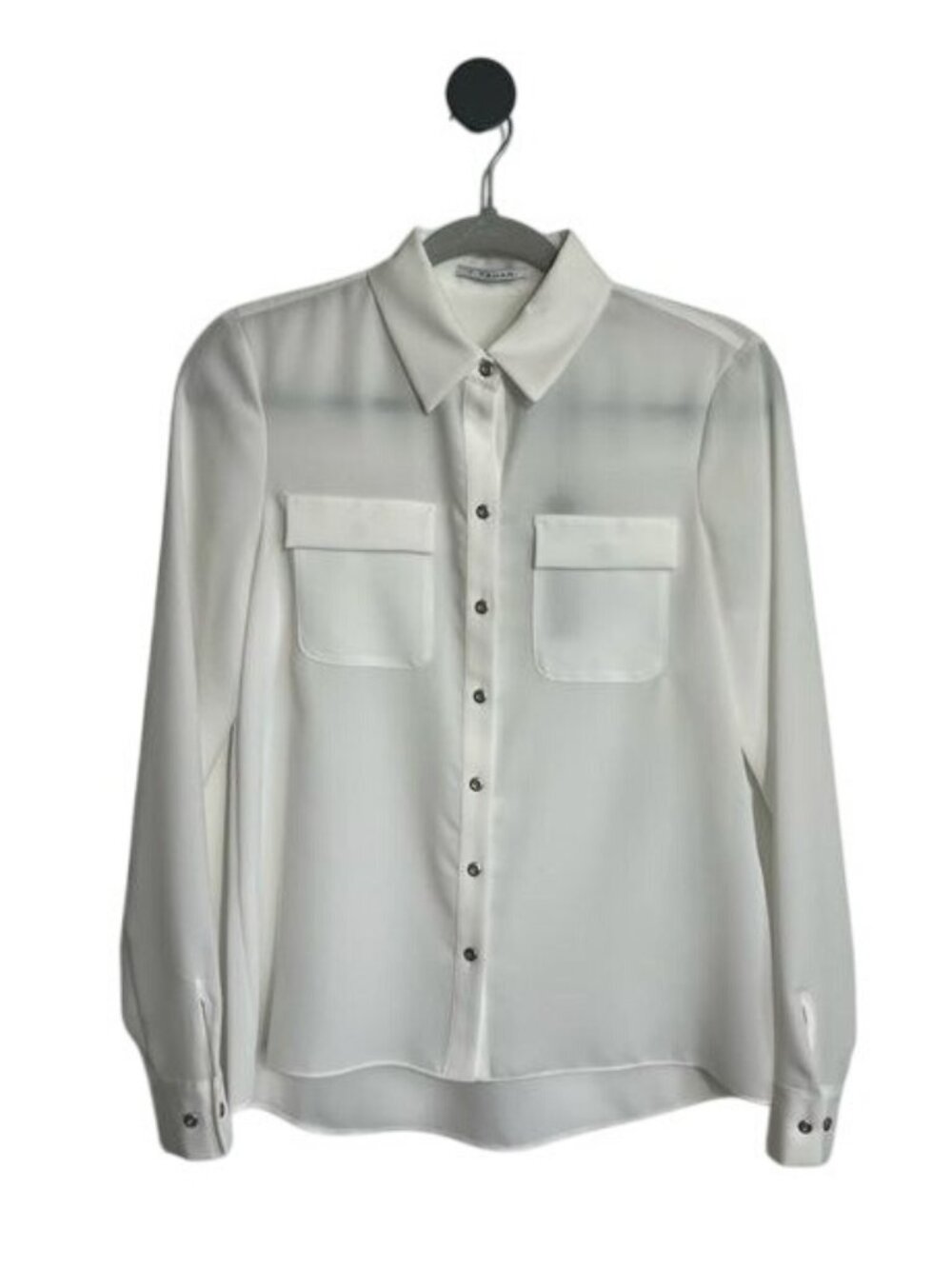 T Tahari Delaney Blouse in Joey White - XS